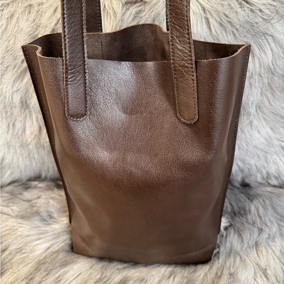Kiko Sophisticated Dark Brown Leather Tote - Picture 7 of 7